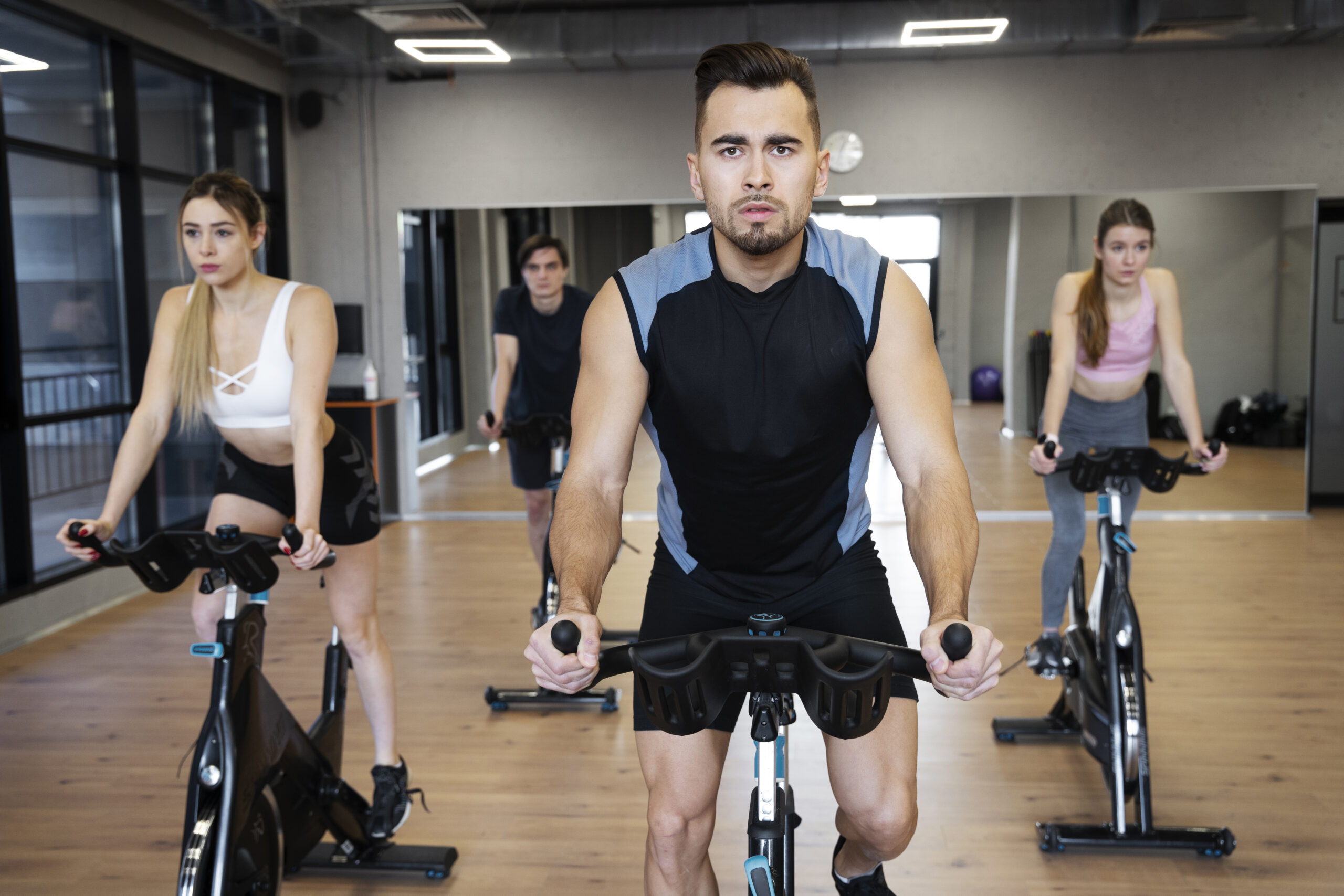 people-doing-indoor-cycling